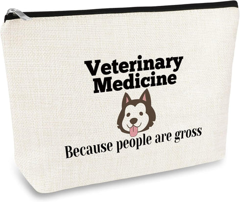 Veterinarian Appreciation Gifts Vet Tech Cosmetic Bag Veterinary Medicine Funny Sarcasm Gifts Veterinary Tech Animal Rescue Gifts Veterinary Medic...