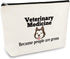 Veterinarian Appreciation Gifts Vet Tech Cosmetic Bag Veterinary Medicine Funny Sarcasm Gifts Veterinary Tech Animal Rescue Gifts Veterinary Medic...