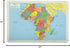 Painless Learning Africa Map Placemat, 12 x 17 1/2 inches...