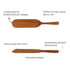 JABIHOME Wooden Measure Spoon, Easter Gifts for Mom, Long Round Wooden Condiment Spoons for Tea, Coffee, Hostess Gifts, Fall Decorations, New Year...