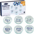 Rite Lite Passover Glass Seder Plate Liners Dishes Set of 6 with Hebrew & English Pesach Decor Haggadah Traditional Jewish Holiday Party Plate Mat...