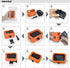 Floaty for GoPro Hero 11 / Hero10 / Hero 9 - Float Housing Case Cover for Camera Anti-Sink Floating Accessory - Orange...