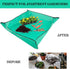39.4" x 39.4" Plant Repotting Mat, Waterproof Portable Gardening Mat for Indoor Outdoor Plant Transplanting, Thicken PE Mat Transplanting Mat...