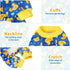 PUPTECK Soft Fleece Dog Pajamas for Small Medium Dogs, Adorable Puppy Sweaters Clothes Jumpsuit Pjs, Lightweight Cat Coat Pet Apparel, Blue, S...