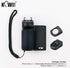 KIWIFOTOS Phone Tripod Mount, Phone Camera Grip Handle Holder with Detachable Bluetooth Shutter and Cold Shoe Adapter for iPhone 14 15 Samsung Sma...