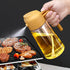 2 in 1 Oil Dispenser and Oil Sprayer, 470ml Oil Dispenser Bottle Spray and Pour, Glass Olive Oil Sprayer for Cooking, Food-Grade Oil Spray Bottle ...