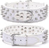 Spiked Studded Dog Collar, PU Leather Dog Collar, Adjustable Pet Collars for Medium or Large Breed Pet (XL, Leopard1)...