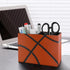Pencil Holder for Desk, Basketball Pen Holder Storage Desktop Pen Organizer Desk Pencil Organizer Makeup Brush Holder for Office School College Le...
