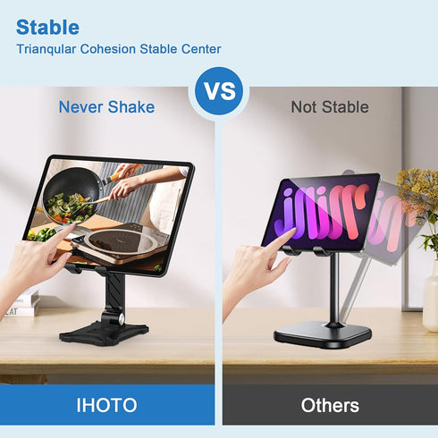 Foldable Phone Stand Desk for Samsung Galaxy S23 Ultra S24 A14 A54 5G A15 A13 A53 S22 Plus S21 FE S20 A03s A23 Pixel 8,iPad iPhone 15 Cell Phone H...