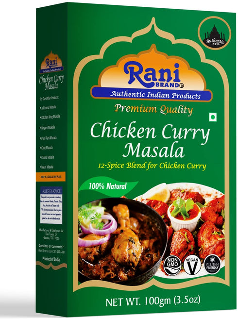 Rani Chicken Curry Masala (Indian 13-Spice Blend for Chicken) 3.5oz (100g) ~ All Natural | Vegan | No Colors | Gluten Friendly | NON-GMO | Indian ...