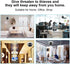 Dioche Dome Security Camera, Indoor Outdoor Dummy Surveillance Camera Wireless Home Security Dome Simulated Camera Video Wide Application...