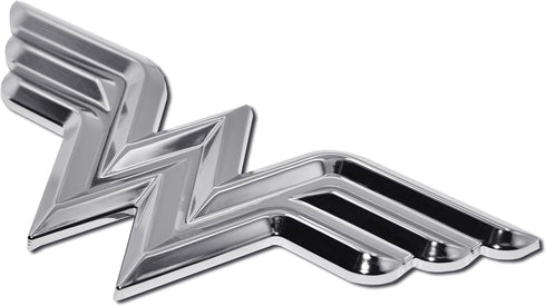 Elektroplate Premium Officially Licensed DC Comics Wonder Woman All Metal 3D Chrome Emblem for Cars, Trucks, and All Auto | Universal Fit at 4.25"...