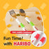 HARIBO Goldbear Spoon and Fork Set - Kids & Toddlers Plastic Flatware with HARIBO Goldbear Figure Handle, Kids Eating Utensils for 4 years + Child...