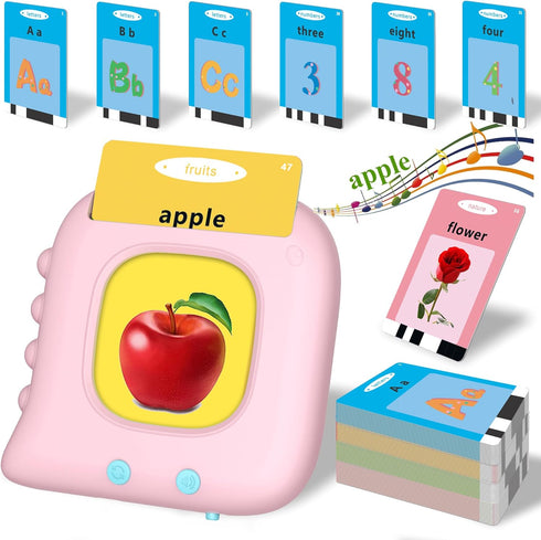 Talking Flash Cards for Toddlers 1-3 with 384 Sight Words, Toddler Learning Toys for 1 2 3 4 5 Year Old Boy Girls, Autism Sensory Toys, Educationa...