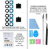 2PCS Galaxy A34 Back Rear Camera Lens Glass Replacement, ASDAWN Back Lens Glass for Samsung Galaxy A34 6.6 inches All Carriers with Free Lens Film...