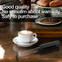 Azuki Milk Frother Handheld Foam Maker Electric Milk Coffee Drink Mixer Mini Foamer Durable Blender for Lattes Bulletproof Coffee Cappuccino Frapp...