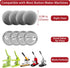 800 PCS Button Maker Supplies, 25mm / 0.98 inch Button Supplies Button Parts, Approx. 1 inch Metal Blank Button Badge Parts with Blank Paper for B...