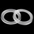 X AUTOHAUX 2Pcs Car Speaker Spacer Ring Mounting Spacer Plate for 2.5 Inch Speakers Acrylic 60mm ID Universaly...