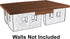 BMC WW2 Blockhouse Roof - Brown Plastic Army Men Playset Building Accessory...