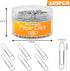 Jumbo Paper Clips,Large Paper Clips,320 Pcs Paper Clip Large for Paperwork Ideal for Home, School and Office Supplies....