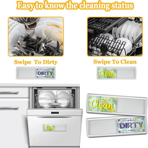 psler Dishwasher-Magnet Clean Dirty Sign - Dirty Clean Dishwasher Magnet,Clean Dirty Sign,Dishwasher Sign for Home & Kitchen Decor and Accessories...