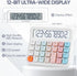 Standard Function Desktop Calculator,Powered by Batteries(Included),12 Digit Large LCD Display,Big Buttons Easy to Press,Automatic Sleep,for Offic...
