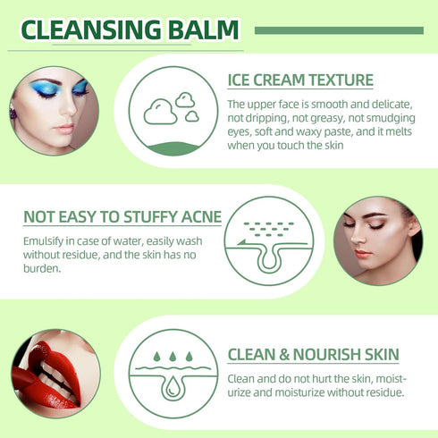 Hydrating Aloe Cleansing Gel Makeup Remover, Daily Facial Cleanser Mild Nourishing Facial Gentle Makeup Remover, Melting To Oil For Eyelash Extens...