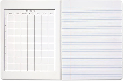 Composition Book, College Rule, 9 3/4 x 7 1/2, White, 100 Sheets...