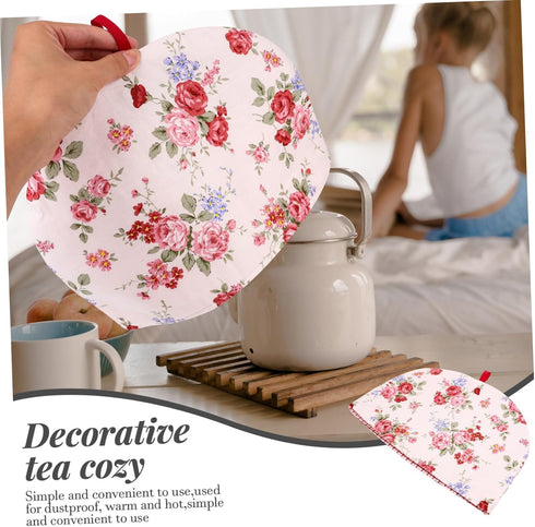 Zerodeko Teapot Insulation Cover Modern Tea Printing Tea Cozy Tea Warmers for Teapots Thermal Tea Cozy Small Tea Cosy Teapot Protective Cover Tea ...