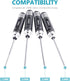 Neewer Lightweight Titanium Nitride Coating Hex Driver Wrench 4 Piece Set, Hex Screw driver Tools Kit Set for RC Helicopter (1.5mm/2mm/2.5mm/3.0mm...
