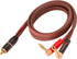 XMSJSIY Banana Plug to RCA Speaker Cable,Speaker Wire RCA Male to Banana Plugs(2banana) 4mm OFC HiFi Speaker Wire 3.28FT (1m)...