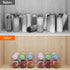 Lifewit Stackable Water Bottle Organizer for Cabinet, Kitchen Pantry Organization and Storage, Plastic Fridge Wine Racks, Tumbler Travel Mug Cup H...
