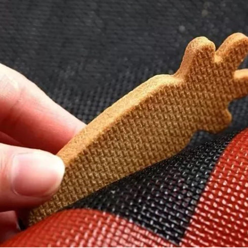 2 Pcs Silicone Mat, Microperforated Fiberglass Silicone Mat Odourless Baking Pan Mat Strong Heat Resistance Oven or Pan Liner Baking Pastry Tool...