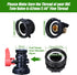 IBC Tote Adapter, 275-330 Gallon ibc tote fittings Hose Faucet Valve Tool with Ball Valve for Garden Hose Connector (2.44inch Fine Threads to 3/4i...