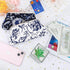 Oyachic 2 Packs Large Floral Coin Purses Canvas Cash Wallet Make Up Cellphone Bag Vintage Change Pouch Key Holder Kiss lock Clasp Clutch...