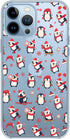 Blingy's for iPhone 13 Pro Case (6.1 inch), Fun Penguin Pattern Cute Winter Cartoon Animal Style Transparent Soft TPU Protective Clear Case (Pengu...