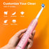 Bitvae R1 Rotating Electric Toothbrush with 8 Brush Heads for Adults and Kids, 5 Modes Rechargeable Power Toothbrush, 3 Hours Fast Charge for 60 D...