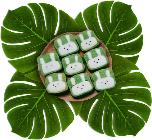 Hopeak Artificial Palm Leaves 24 Pieces Large Palm Leaves for Hawaiian Luau Party Jungle Beach Theme Party Birthday Table and Wall Decorations...