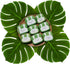 Hopeak Artificial Palm Leaves 24 Pieces Large Palm Leaves for Hawaiian Luau Party Jungle Beach Theme Party Birthday Table and Wall Decorations...