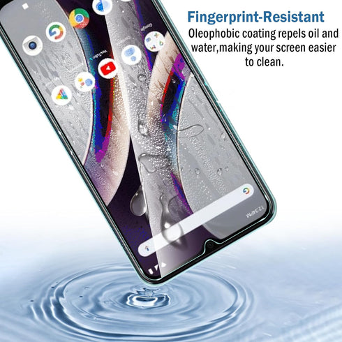 2 Pack Compatible with BLU G53 Screen Protector,Full Coverage 9H Tempered Glass Film,HD Clear Scratch Resistant,Bubble-Free for BLU G53 Screen Pro...