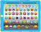 Kids Tablet Learning Pad Toddler Tablet with ABC Word Song Music Number Electronic Interactive Toy for Educational Preschool Boys & Girls 3 4 5 Ye...