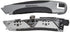 Amazon Basics Soft Grip Retractable Utility Knife with 3 Blades, Black/Silver...