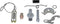Dorman HW26660 Rear Driver Side Drum Brake Self-Adjuster Repair Kit Compatible with Select Dodge / Ford / Lincoln Models...