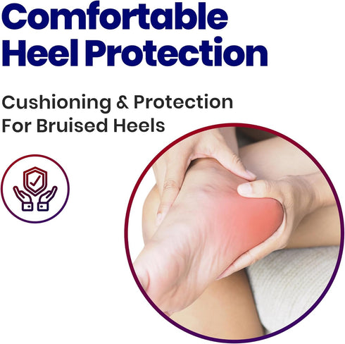 Gel Heel Cushions for Heel Pain Relief | Plantar Fasciitis Heel Cups | Silicone Cup Pads for Heel Spurs | Heel Pain Relief Insoles for Sore or Bru...