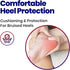 Gel Heel Cushions for Heel Pain Relief | Plantar Fasciitis Heel Cups | Silicone Cup Pads for Heel Spurs | Heel Pain Relief Insoles for Sore or Bru...