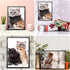 DECANIT 4x6 Picture Frame Metal, Thin Edge Photo Frames for Tabletop Display and Wall Mounting,Black...