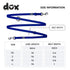 DDOXX Nylon Dog Leash - 6.6 ft, 3-way Adjustable Leash Dogs - S (Blue)...
