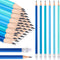 CHENGU 36 Pack Coastal Blue Pencils with Eraser for Kids Fun Cute Erasable Checking Wooden Summer Pencils for Teens Adults Office School Drawing S...