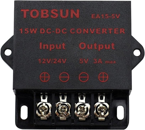 DC Converter Step Down Regulator 5V Regulated Power Supplies Transformer Converter (5V 3A 15W)...
