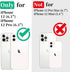 Cozycase Compatible with iPhone 12 Waterproof Case/iPhone 12 Pro Waterproof Case - Full Body Rugged Dustproof Shockproof Case with Built-in Screen...